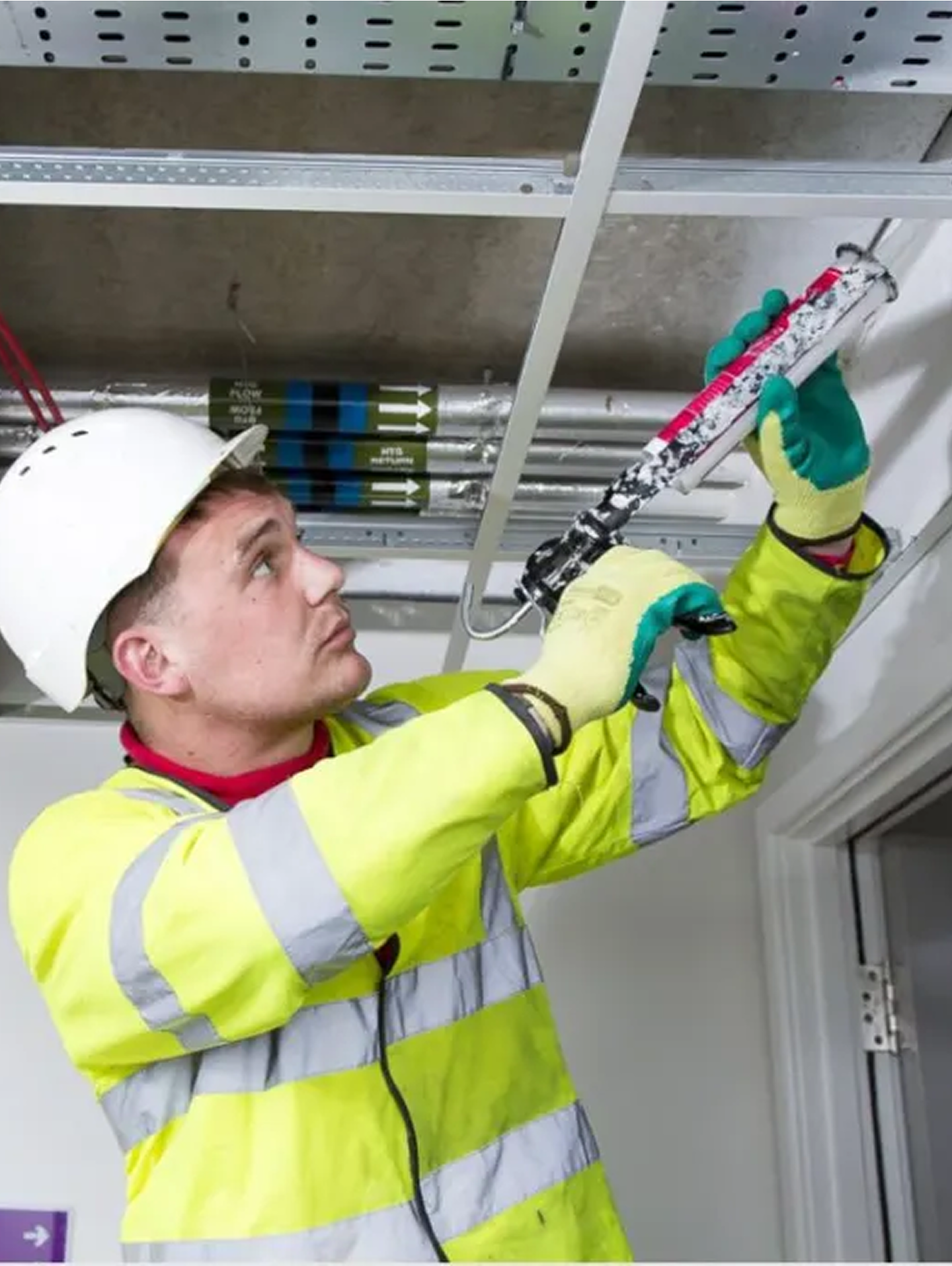 Passive fire protection installation