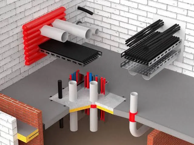 Passive Fire protection 3d representation from site